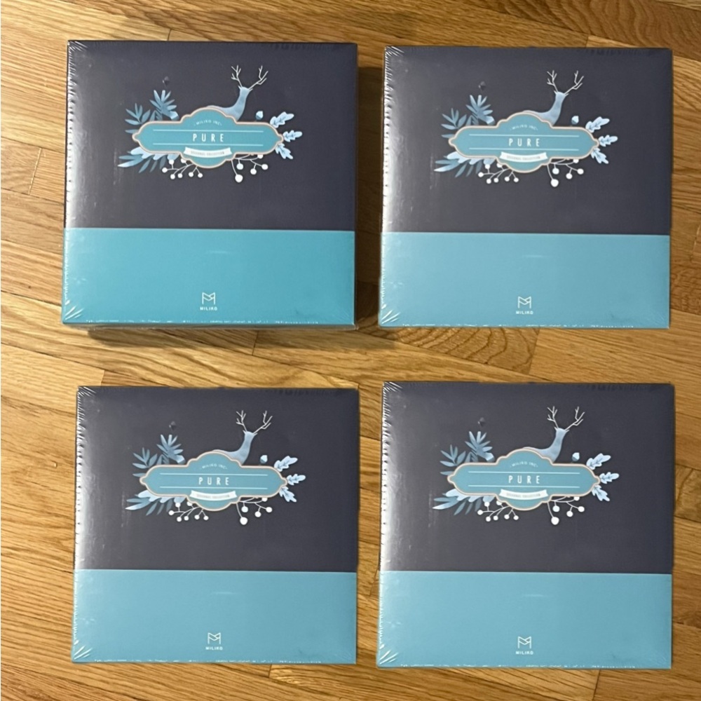 4 boxes Gift Set Miliko Seasonal Collection Hardcover Banded Notebook/Journal
